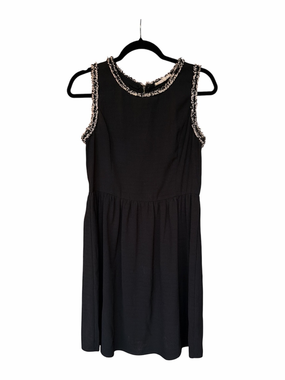 Altar'd State Black Sleeveless Dress with Contrast Trim